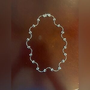 Small & dainty sterling silver necklace 16 inches